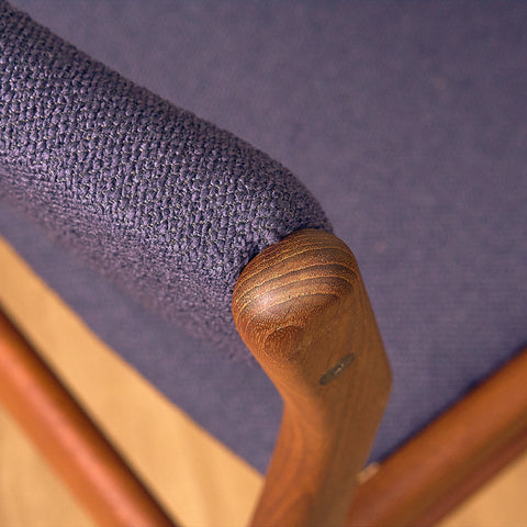 Danish dining chairs in teak by N&K Bungaard Rasmussen for Thorsø Møbelfabrik