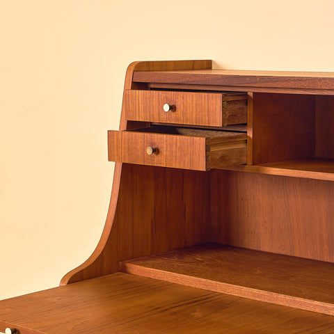 Danish secretary in teak