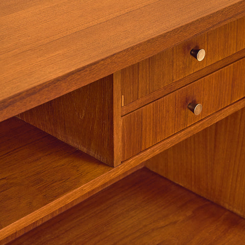 Danish secretary in teak