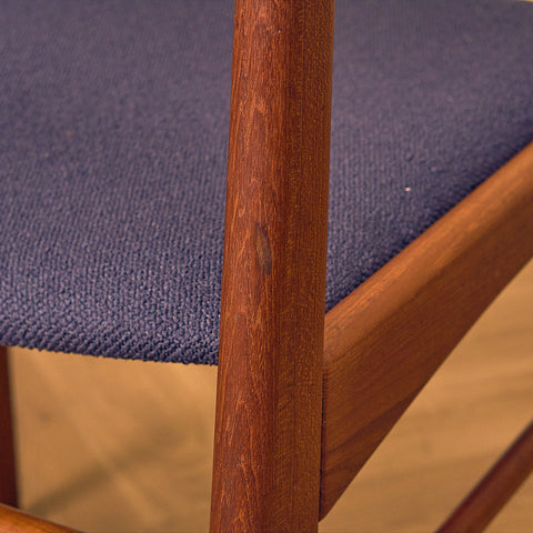 Danish dining chairs in teak by N&K Bungaard Rasmussen for Thorsø Møbelfabrik