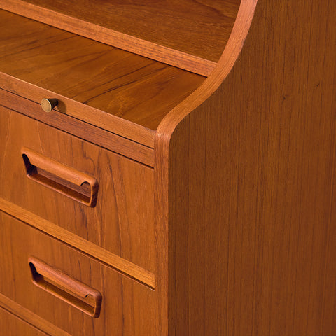 Danish secretary in teak