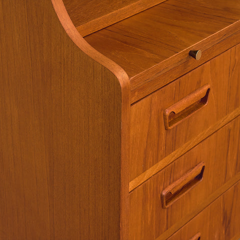 Danish secretary in teak