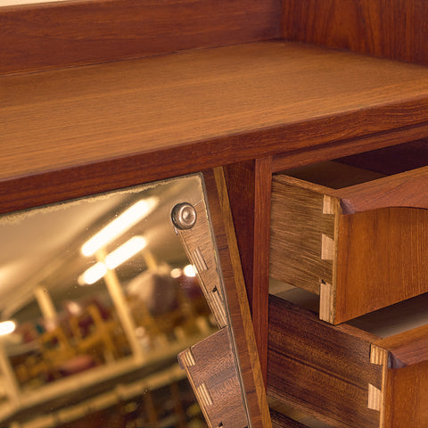 Danish secretary in teak