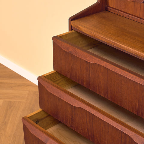 Danish secretary in teak