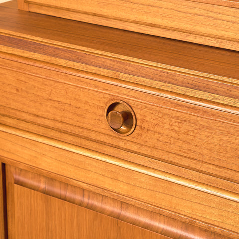 Swedish bookshelf in teak, model 'Sörgården' by Bertil Fridhagen for AB Carlsson & Co