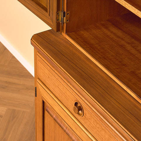 Swedish bookshelf in teak, model 'Sörgården' by Bertil Fridhagen for AB Carlsson & Co