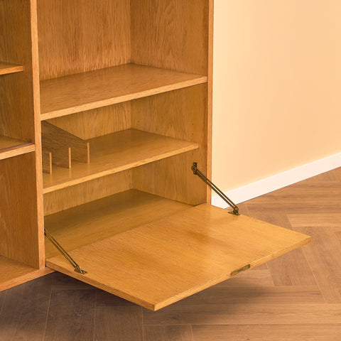 Danish bookshelf in oak