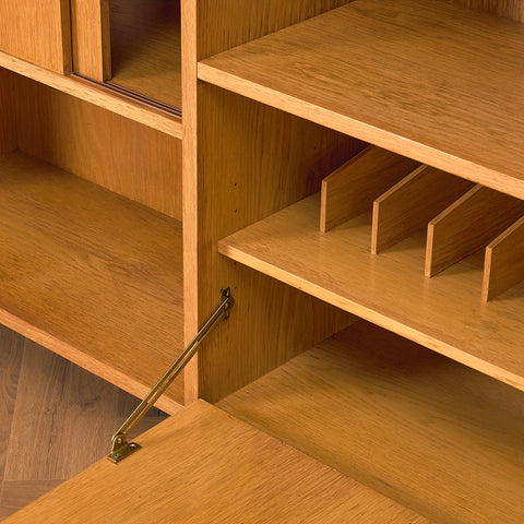 Danish bookshelf in oak