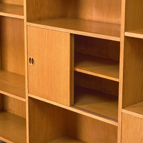Danish bookshelf in oak