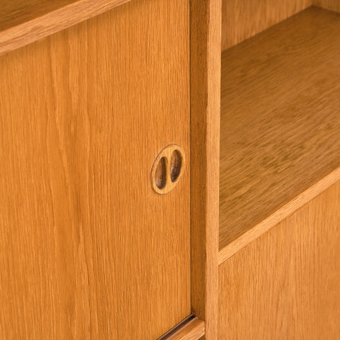 Danish bookshelf in oak