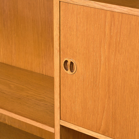 Danish bookshelf in oak