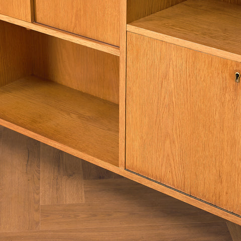 Danish bookshelf in oak