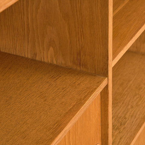 Danish bookshelf in oak