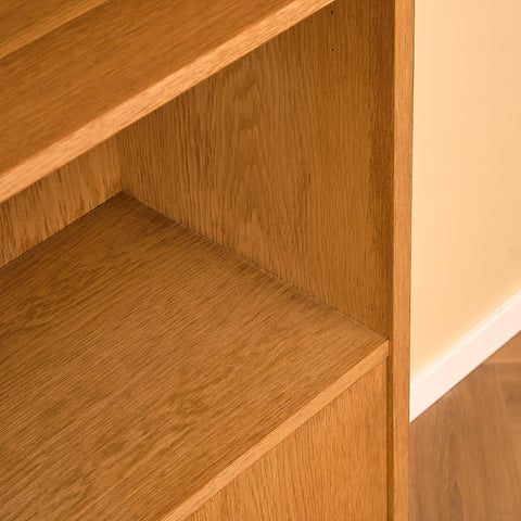 Danish bookshelf in oak