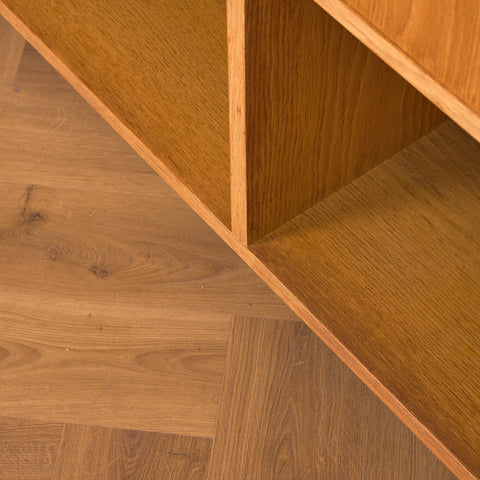 Danish bookshelf in oak