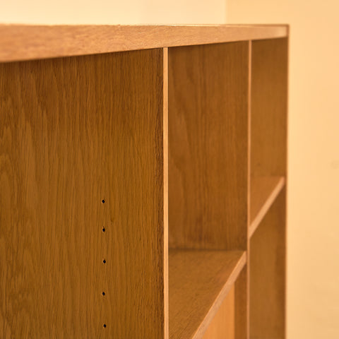 Danish bookshelf in oak