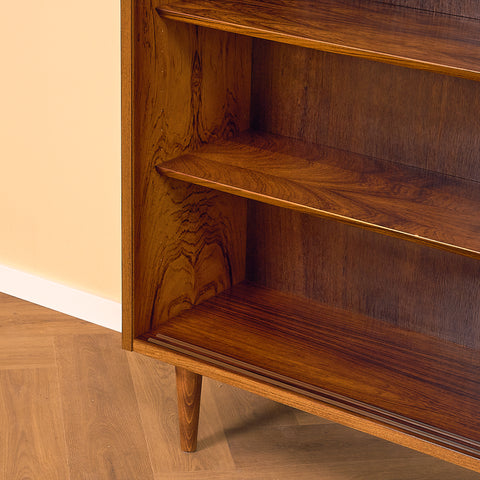 Danish bookshelf in Santos rosewood by Poul Hundevad for Poul Hundevad and Co.