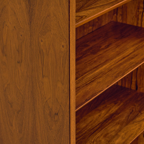 Danish bookshelf in Santos rosewood by Poul Hundevad for Poul Hundevad and Co.