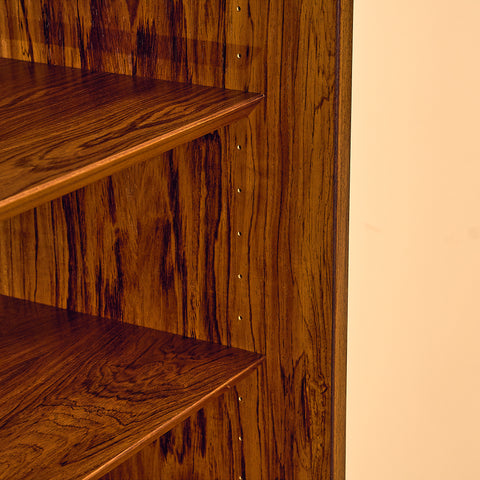 Danish bookshelf in Santos rosewood by Poul Hundevad for Poul Hundevad and Co.