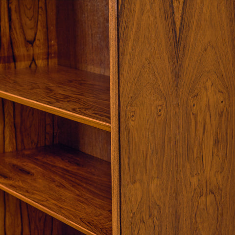 Danish bookshelf in Santos rosewood by Poul Hundevad for Poul Hundevad and Co.