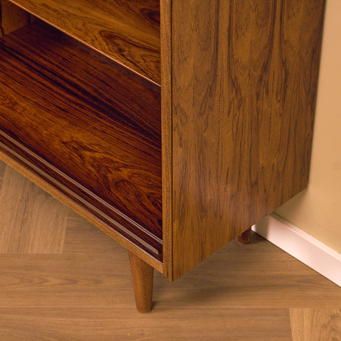 Danish bookshelf in Santos rosewood by Poul Hundevad for Poul Hundevad and Co.