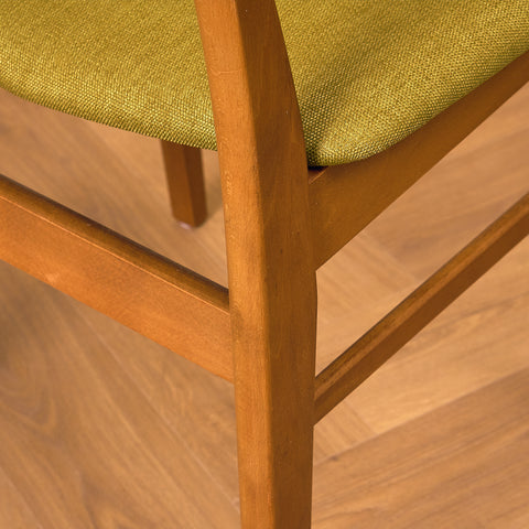 Danish dining chairs in teak & beech by Findahl Møbelfabrik, model 'Møsbol'
