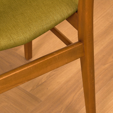 Danish dining chairs in teak & beech by Findahl Møbelfabrik, model 'Møsbol'