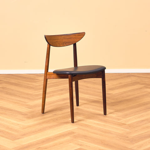 Danish dining chairs in Santos rosewood by Harry Østergaard for Randers Møbelfabrik