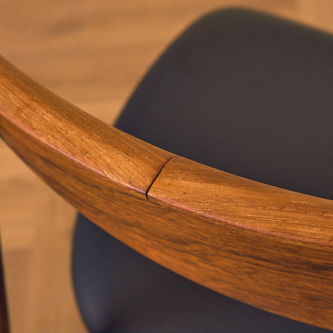 Danish dining chairs in Santos rosewood by Harry Østergaard for Randers Møbelfabrik