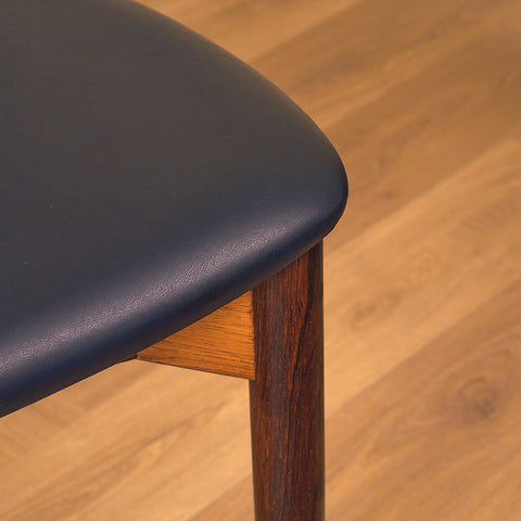 Danish dining chairs in Santos rosewood by Harry Østergaard for Randers Møbelfabrik