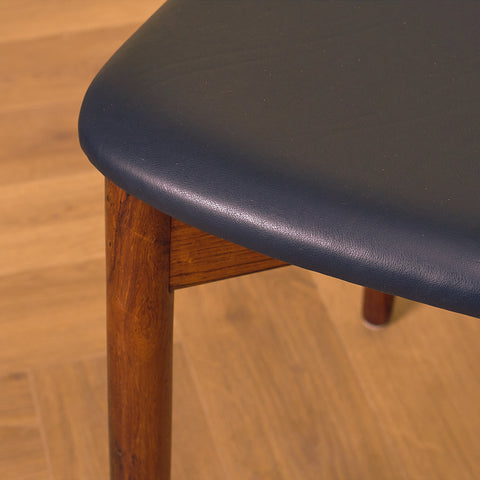 Danish dining chairs in Santos rosewood by Harry Østergaard for Randers Møbelfabrik