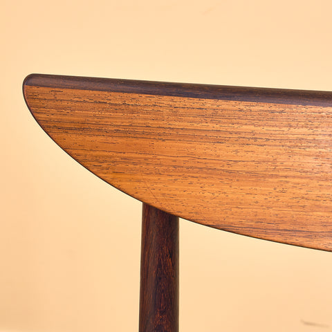 Danish dining chairs in Santos rosewood by Harry Østergaard for Randers Møbelfabrik