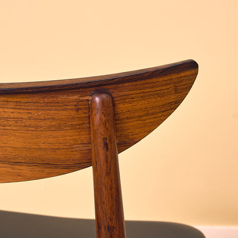 Danish dining chairs in Santos rosewood by Harry Østergaard for Randers Møbelfabrik
