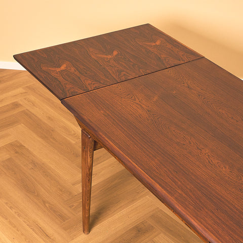 Danish Santos Rosewood Extendable Dining Table