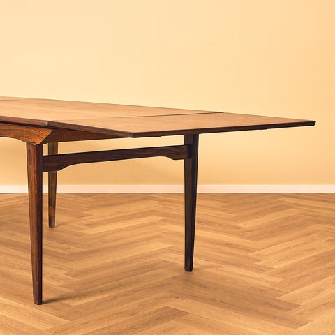 Danish Santos Rosewood Extendable Dining Table