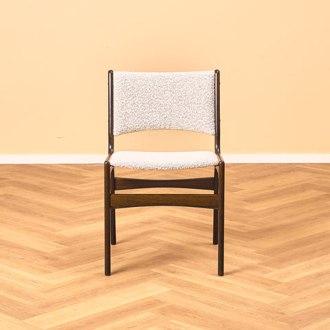 Danish dining chairs in smoked oak by Erik Buch for Anderstrup Møbelfabrik, model 89