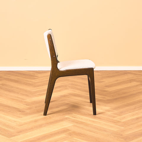 Danish dining chairs in smoked oak by Erik Buch for Anderstrup Møbelfabrik, model 89