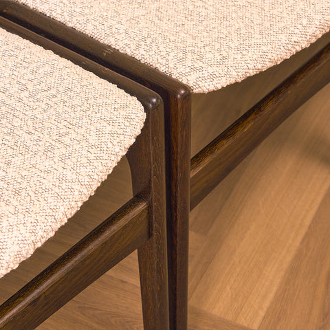 Danish dining chairs in smoked oak by Erik Buch for Anderstrup Møbelfabrik, model 89