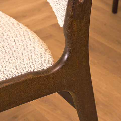 Danish dining chairs in smoked oak by Erik Buch for Anderstrup Møbelfabrik, model 89