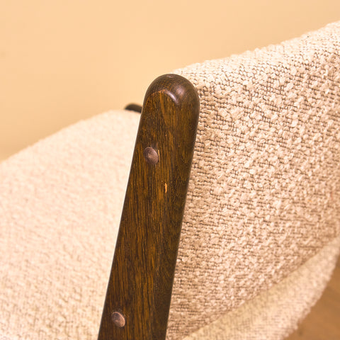 Danish dining chairs in smoked oak by Erik Buch for Anderstrup Møbelfabrik, model 89