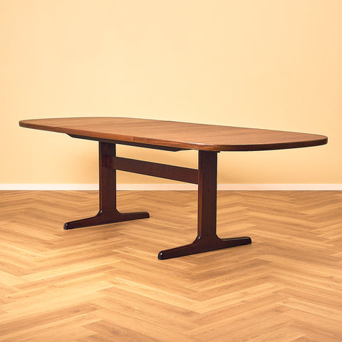 Farstrup Danish Mahogany Extendable Dining Table