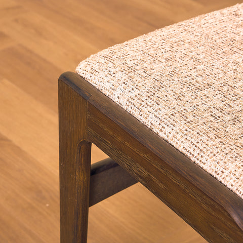 Danish dining chairs in smoked oak by Erik Buch for Nova Stolefabrik