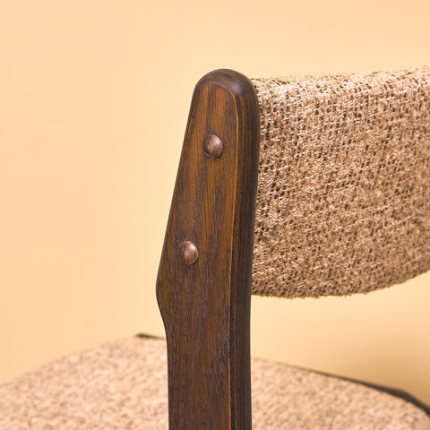 Danish dining chairs in smoked oak by Erik Buch for Nova Stolefabrik