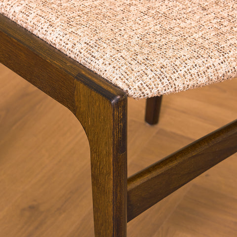 Danish dining chairs in smoked oak by Erik Buch for Nova Stolefabrik