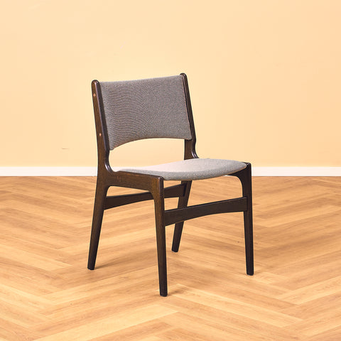 Danish dining chairs in smoked oak by Erik Buch for Anderstrup Møbelfabrik, model 89