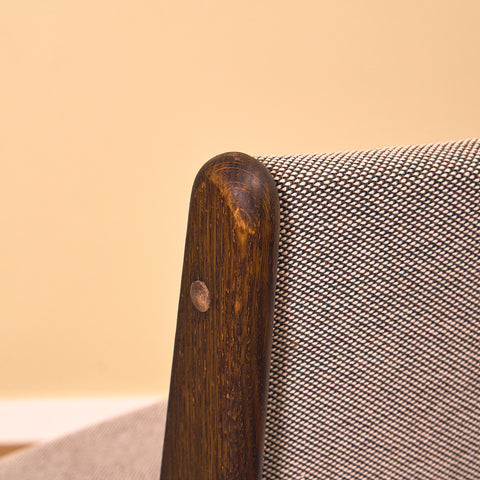 Danish dining chairs in smoked oak by Erik Buch for Anderstrup Møbelfabrik, model 89