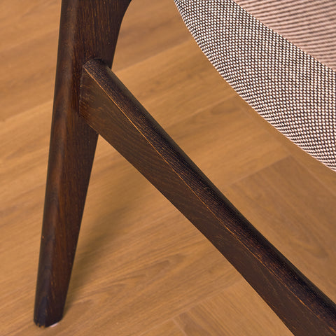 Danish dining chairs in smoked oak by Erik Buch for Anderstrup Møbelfabrik, model 89