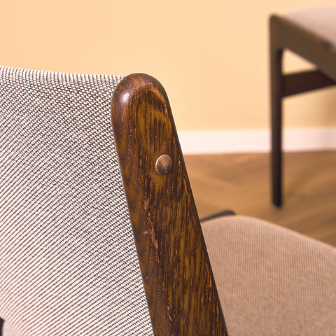 Danish dining chairs in smoked oak by Erik Buch for Anderstrup Møbelfabrik, model 89