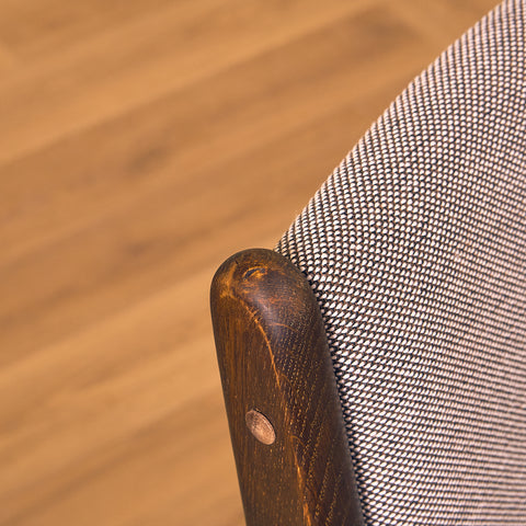 Danish dining chairs in smoked oak by Erik Buch for Anderstrup Møbelfabrik, model 89