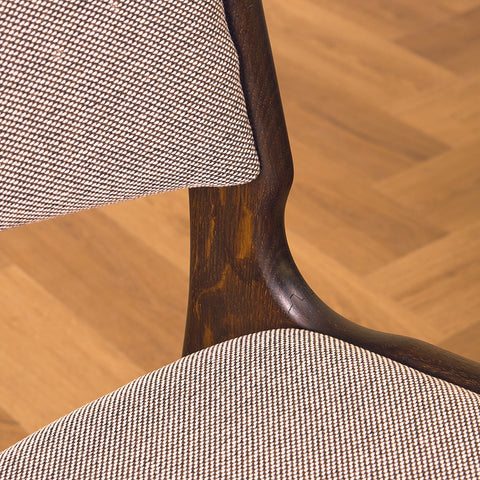 Danish dining chairs in smoked oak by Erik Buch for Anderstrup Møbelfabrik, model 89